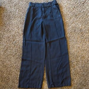 Womens Black/Blue Pants